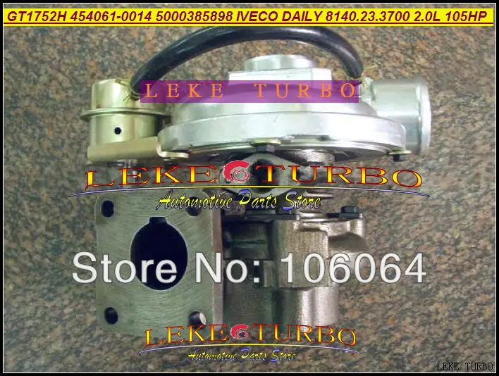 

Turbo GT1752H 454061 454061-0014 454061-5014S 5000385898 5.000.385.898 For IVECO DAILY 8140233700 8140.23.3700 2.0L 105HP