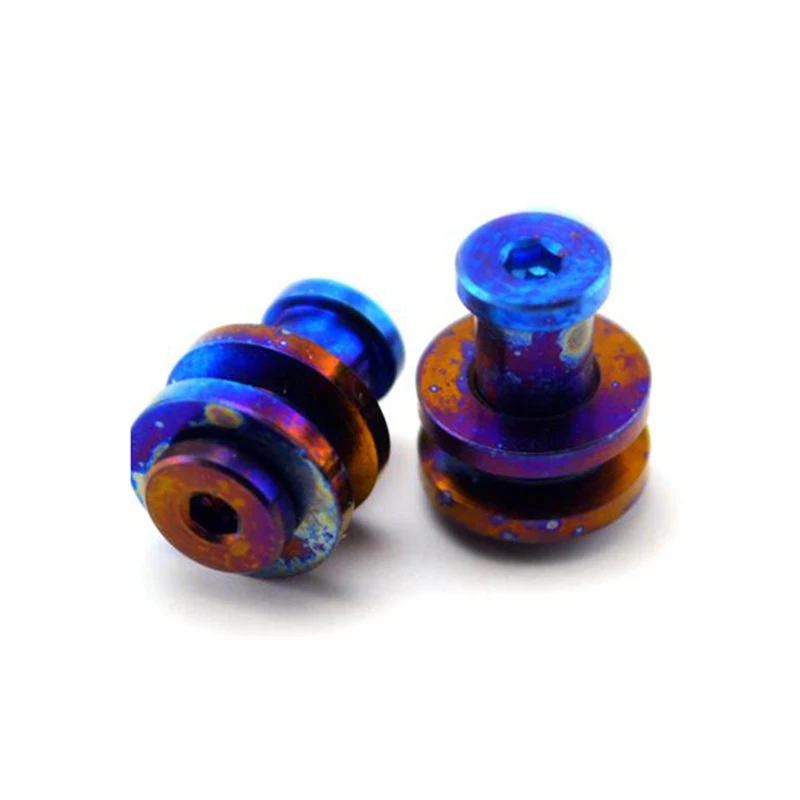 

1 piece Hinder XM18 Handle Spindle screw rivet Support shaft Titanium alloy Roasted blue DIY folding knife tools