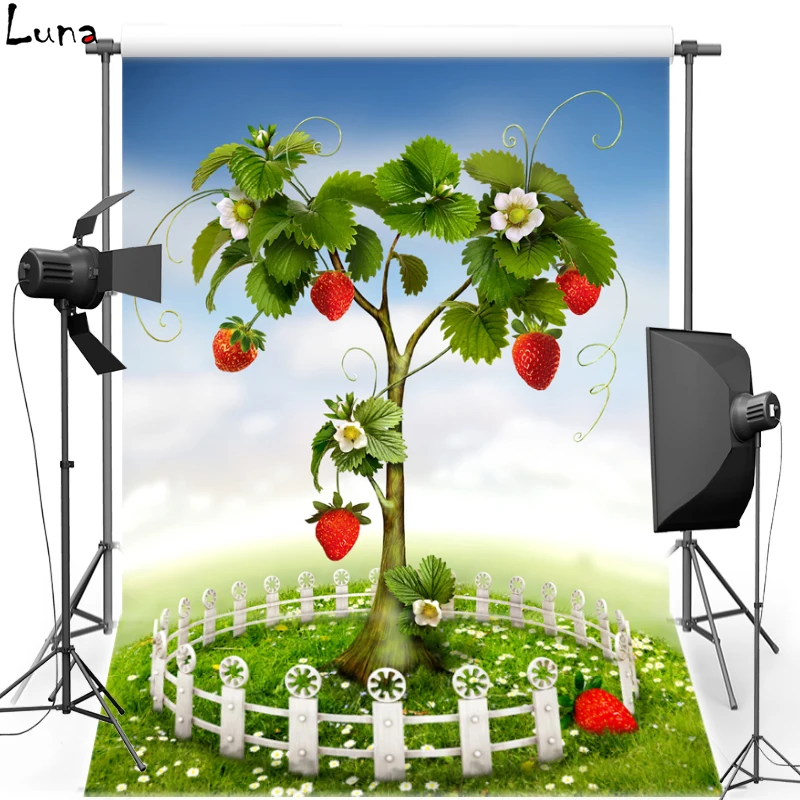 

Fishwood Vinyl Photography Background Backdrop For Children Fairy Tale New Fabric Flannel Background For Photo Studio 1706