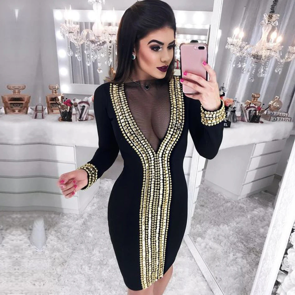 luxury bandage dresses