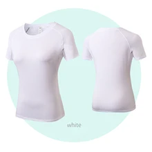 Женские Модные короткий рукав Топ для йоги спортивная одежда для бега ультра мягкая футболка для тренировок футболки