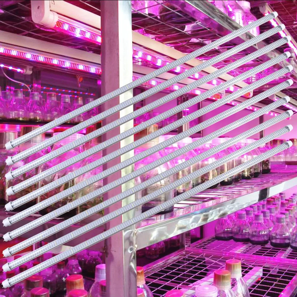 10pcs/Lot Full Spectrum 60W LED Grow Light Bar 1.2M 600SMD Indoor