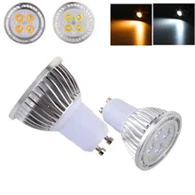 GU10 4 Вт Светодиодный светильник лампы 4x 3030SMD светодиодный потолочный светильник AC 85-265V теплый белый/белый светильник 380~ 420LM