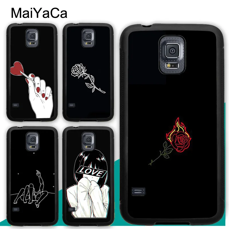 

MaiYaCa Japanese Aesthetic Soft Phone Cases For Samsung Galaxy S6 S7 edge S10 Plus Lite S8 S9 S10 Plus Lite Note 9 5 8 Cover
