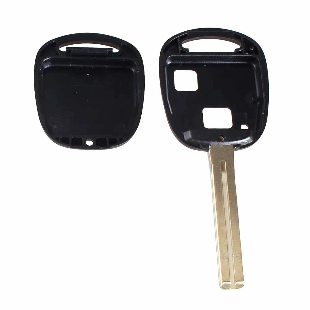 KEYYOU 2 кнопки пустой ключ Shell для Lexus RX330 ES300 46 мм лезвие дистанционного пустой ключ оболочки автомобильный ключ чехол