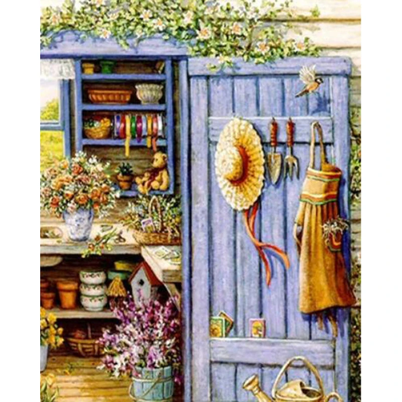

K059 YIKEE Kitchen diamond painting,5d diy diamond painting full drill resin,diamand painting complet