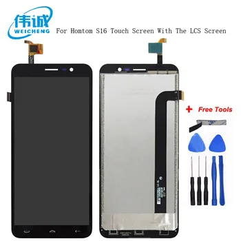 

WEICHENG Tested Well For Homtom S16 LCD Display + Touch Screen Assembly Perfect Repair Part 5.5 inch +tools