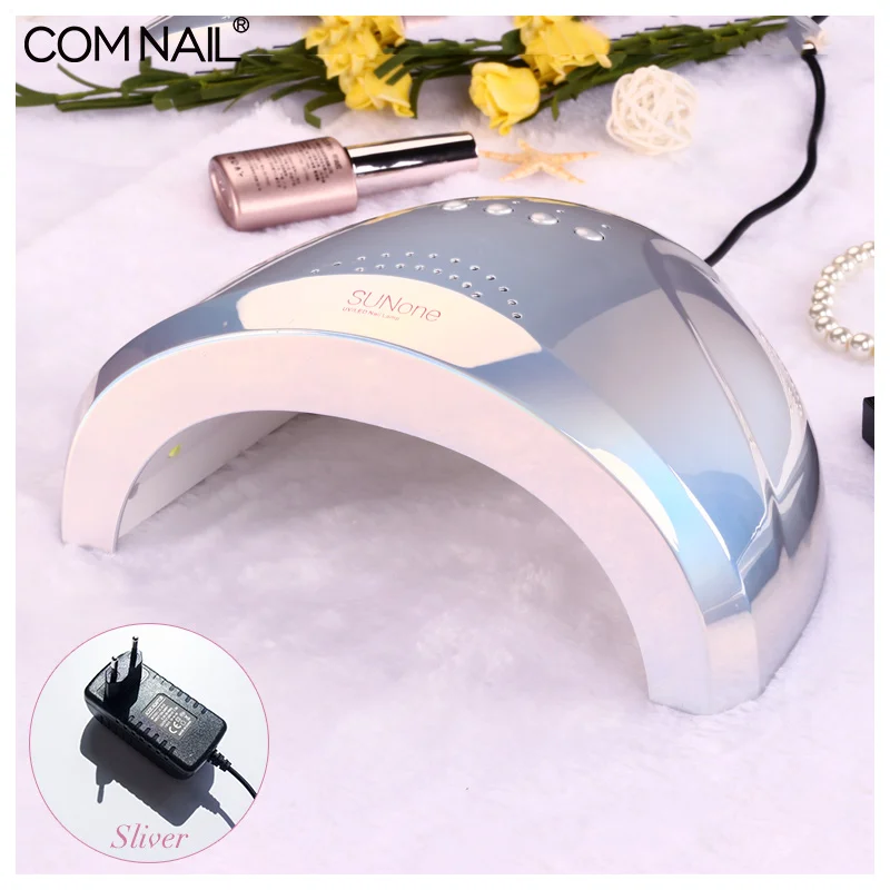 COMNAIL Colorful 48W SUNONE Professional LED UV Nail Lamp for Nail Gel Polish LED Nail Light Nail Dryer UV Lamp - Цвет: Sliver