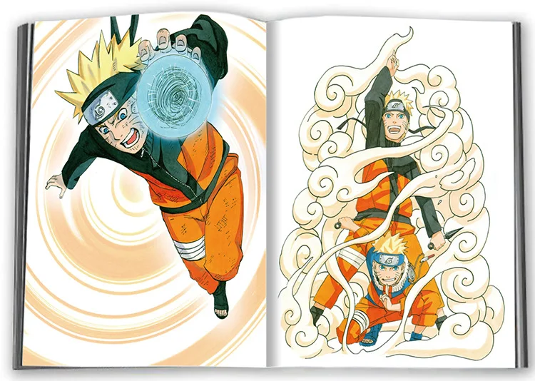 Ботинки в стиле аниме «Naruto Курама Наруто удзумаки артбук Фанарт Каталог брошюра иллюстрации артбук альбом для фотографирования и в качества подарка на день рождения Косплэй