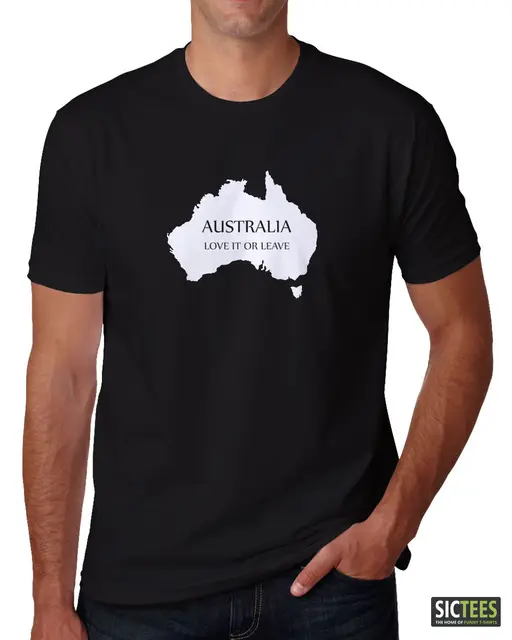 2019 Newest Men'S Funny Rude T shirt Aussie Australian Pride Love It Or ...