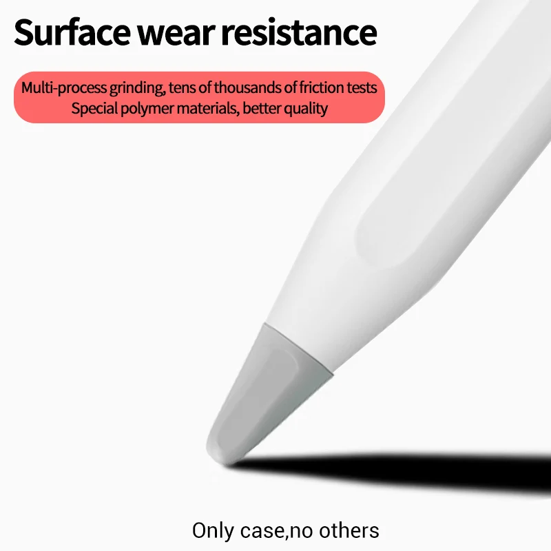 PZOZ 6 шт. для apple Pencil 1 2 Tablet stylus Touch Pen nib чехол мягкий силиконовый защитный чехол для apple Pencil чехол touch cover