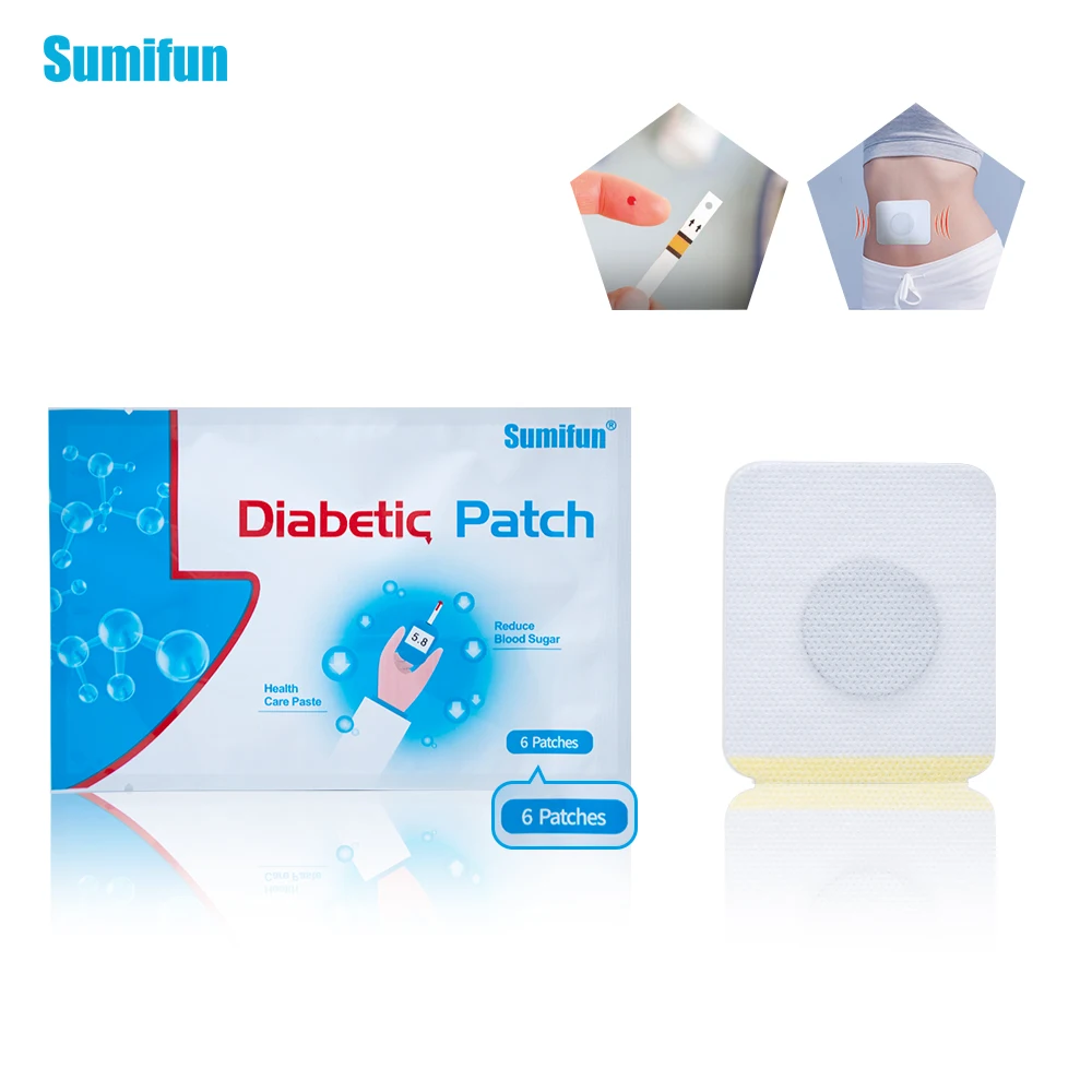 

6Pcs Stabilizes Blood Sugar Plasters & Balance Glucose Plasters Medical Health Care Diabetic Patches