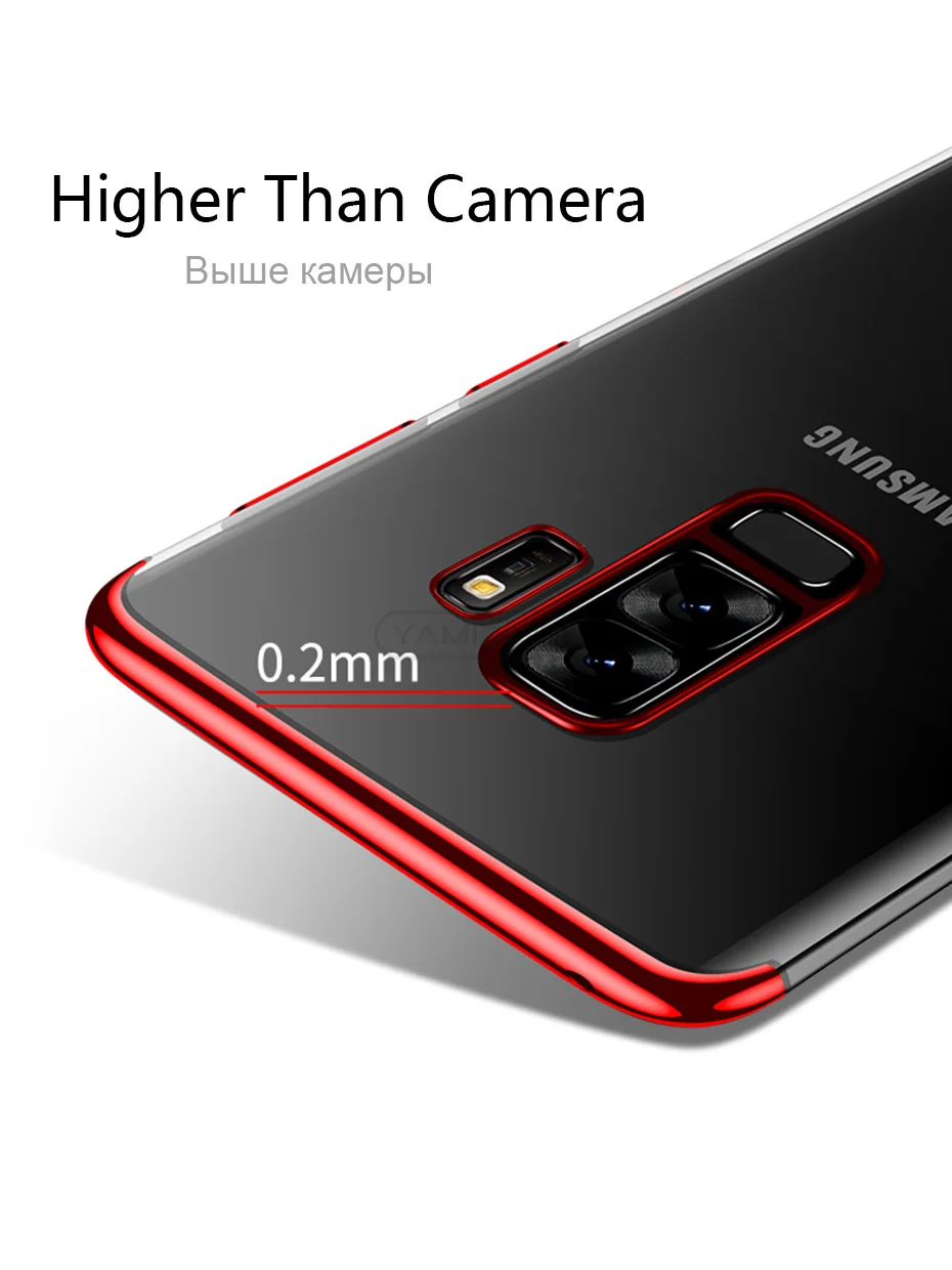 Soft Case For Samsung s8 s9 Silicone Case s7 Edge On YAMIZOO Note 8 9 Transparent Phone Case For Samsung Galaxy s8 s9 Plus Cover (7)