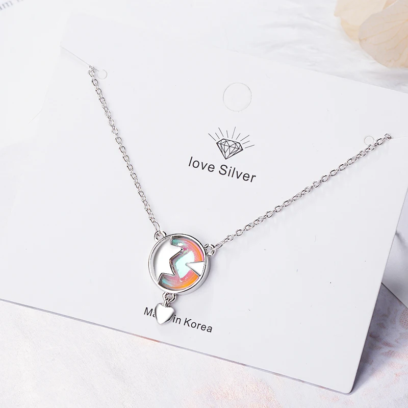 

2019 Hot Trendy 925 Silver Necklaces For Women Anniversary Exquisite Moonstone Star Pendant Necklace Jewelry Lady Birthday Gifts
