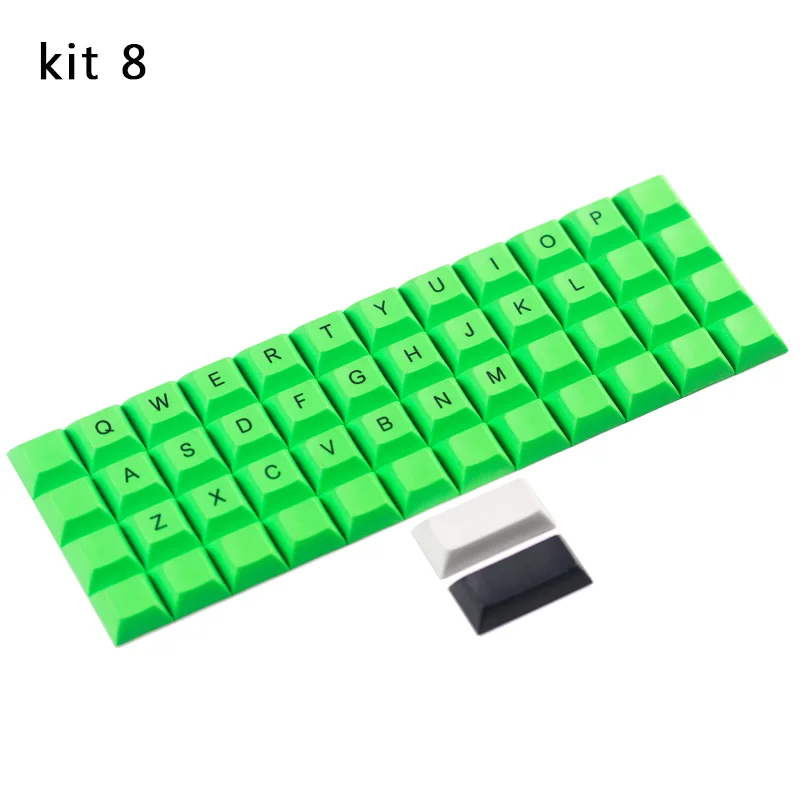 KBDfans Новое поступление краситель-подложка dsa keycap Топ напечатанный для механической клавиатуры сублимации keycap - Цвет: kit 8