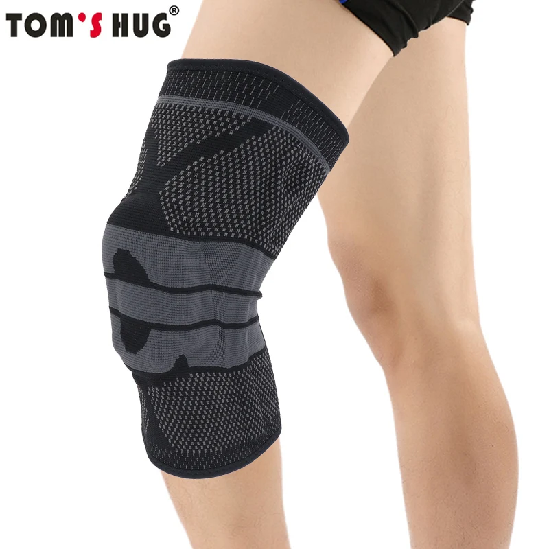 Пружинный силиконовый наколенник Tom's Hug 1 шт. спортивный для облегчения боли в