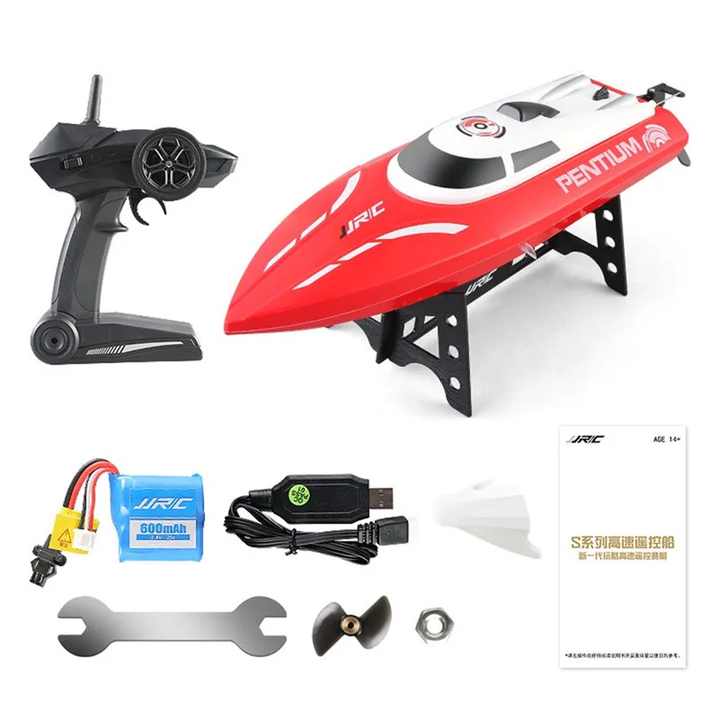 JJRC S1/S2/S3/S4/S5 10 км/ч 2,4 г Электрический радиоуправляемый катер с двумя мотогонами RTR модель корабля Игрушки для мальчиков подарок - Цвет: S1