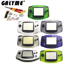 Новое поступление черные кнопки Замена игра футляр для GameboyAdvance с объективом экрана мальчик подарочная консоль GBO DMG w/резиновые прокладки