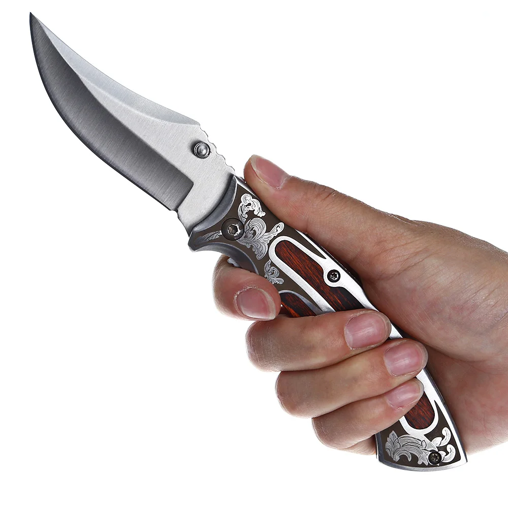 

Multifunctional outdoor camping field survival folding sharp knife