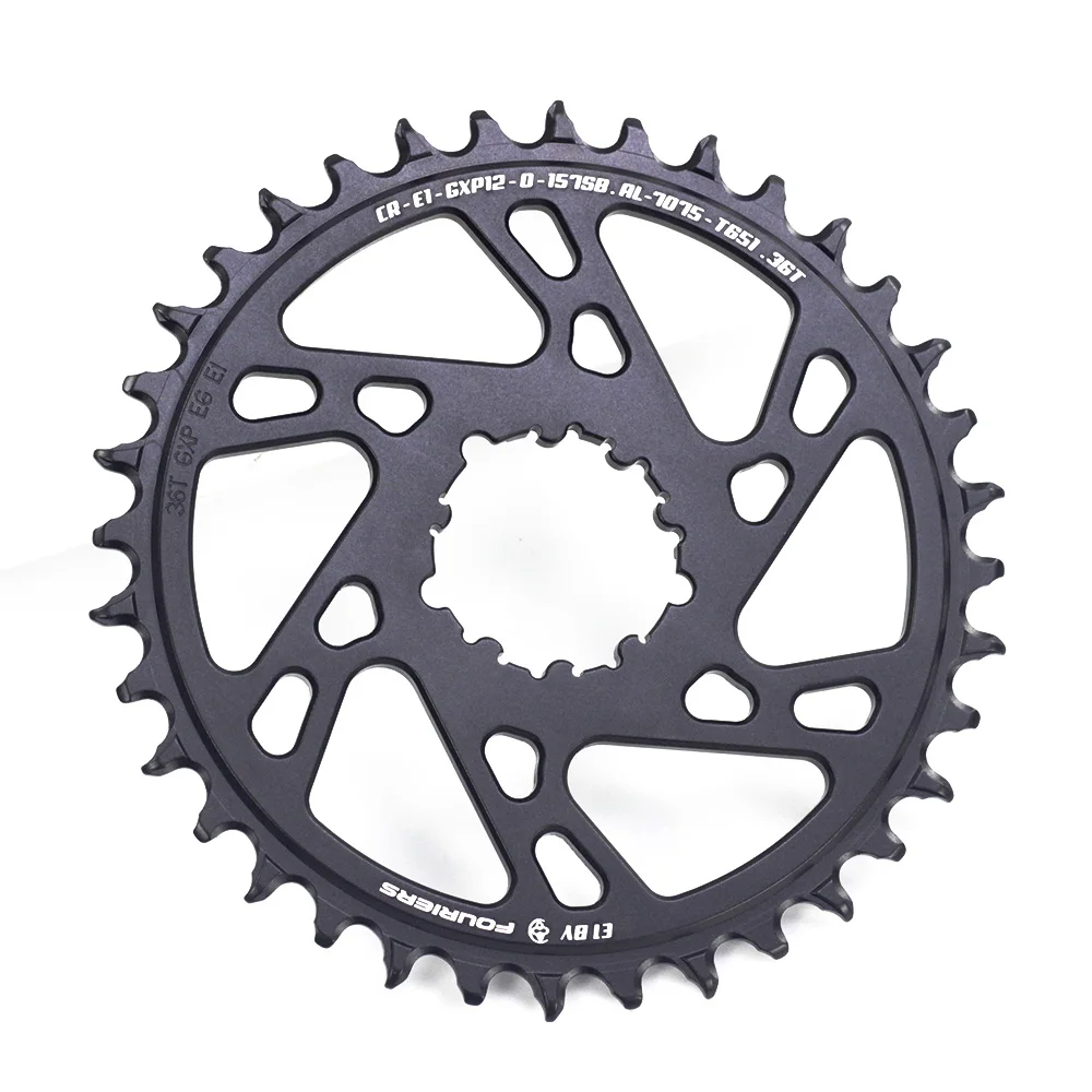 Fouriers Circle MTB велосипедная Одиночная цепь 0 мм офсетное прямое Крепление Boost 157 для GXP