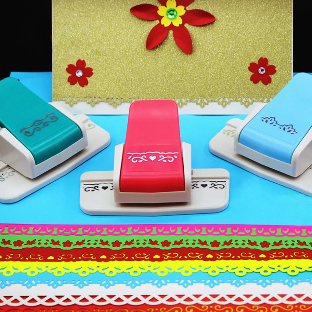 

1 PC New fancy border punch S flower design embossing Punch scrapbooking handmade edge device DIY paper cutter craft Handmade