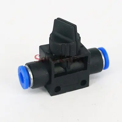 Pneumatic ball Valve Hand Shut off Push In Connector Quick