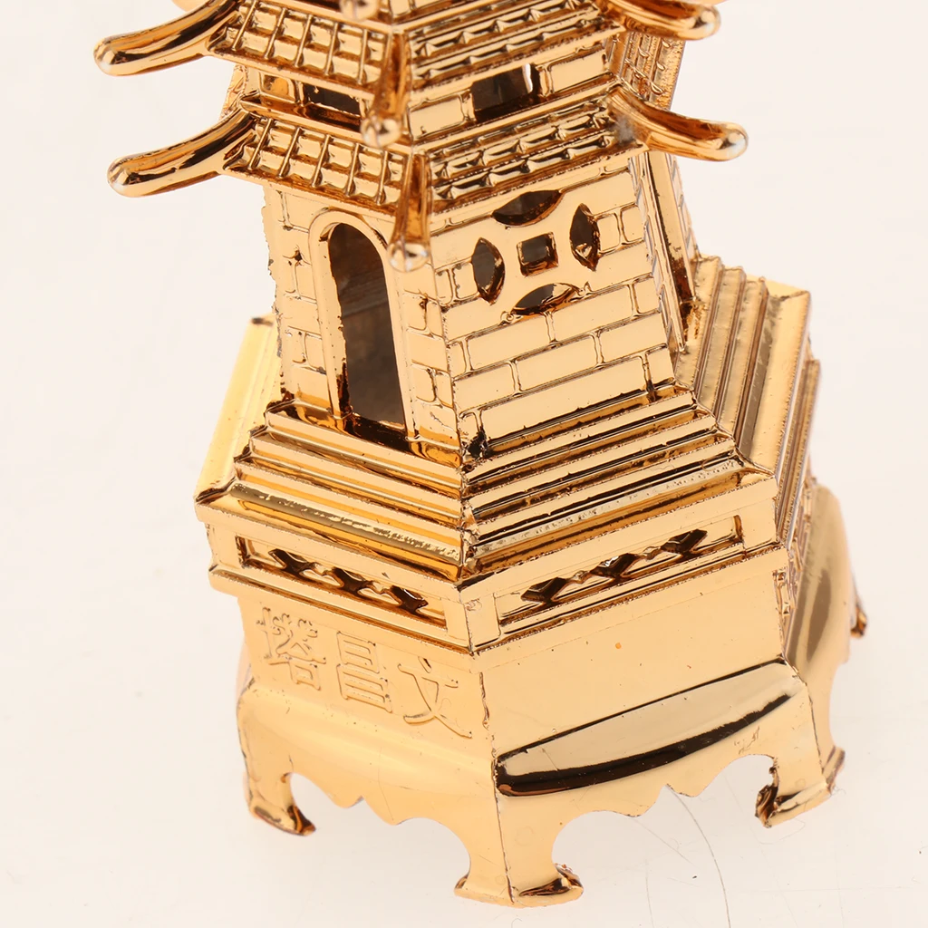Under Water Ornament Asian Zen Oriental Tower Aquarium Fish Tank Decoration Ornament, Chinese Traditional Decor