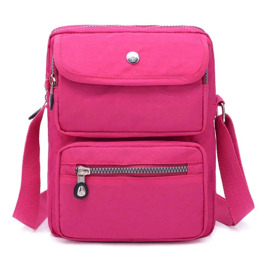 

Fashion Women Waterproof Multiple Pockets Travel Crossbody Shoulder Nylon Bag