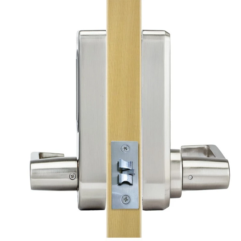 Smart Touch Screen Electronic Door Lock Password, 5 Cards, 2 Keys, Digital Code ID Card Keyless Latch Bolt Lock  18