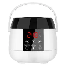 500 мл ЖК-дисплей умный теплый нагреватель воска контроль температуры удаления волос для рук и ног Эпилятор восковая машинка для депиляции инструмент спа