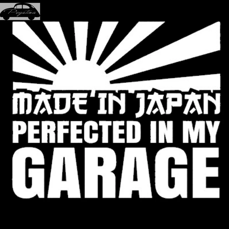 Pegatina Made in Japan Decal Sun Raise Up Sticker Car Window Vinyl Decal Funny Poster Motorcycle