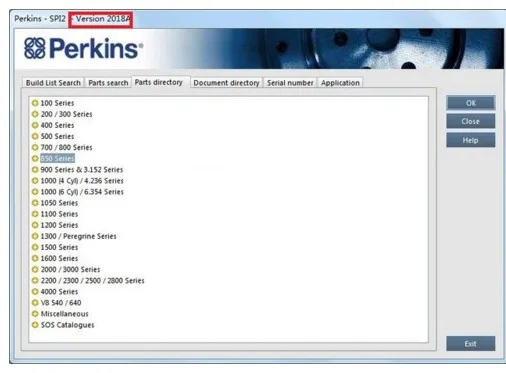 P-erkns SPI 2018A Spare parts catalogues and service manuals |
