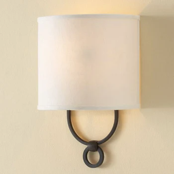 

modern minimalist iron semicircle wall lamp bedroom bedside living room study fashion cloth creative wall lamps ZL192