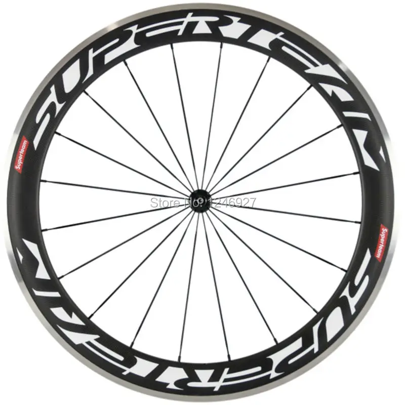 Superteam Carbon Wheelset 60 мм Clincher Углеродные дорожные колеса с легированной тормозной поверхностью алюминиевая тормозная поверхность