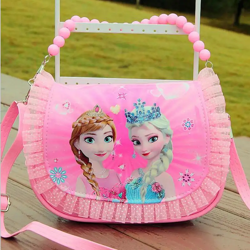 Новинка года; Милая мини-сумка-мессенджер для девочек; модная детская сумка из искусственной кожи в стиле принцессы; детская сумка через плечо в стиле Софии для девочек; мини-сумка - Color: same as picture