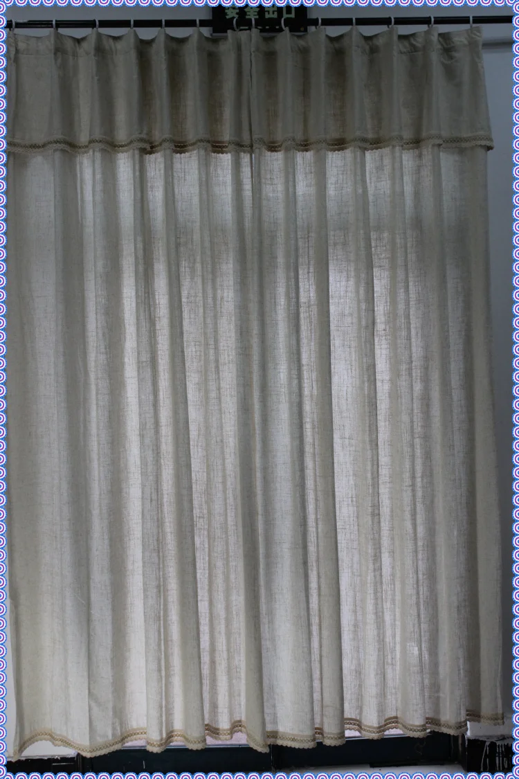 1 Panneau Naturelles de Lin Lin/Polyester Mélange Salon Rideau Avec ... 1 Panneau Naturelles de Lin Lin/Polyester Mélange Salon Rideau Avec ...
