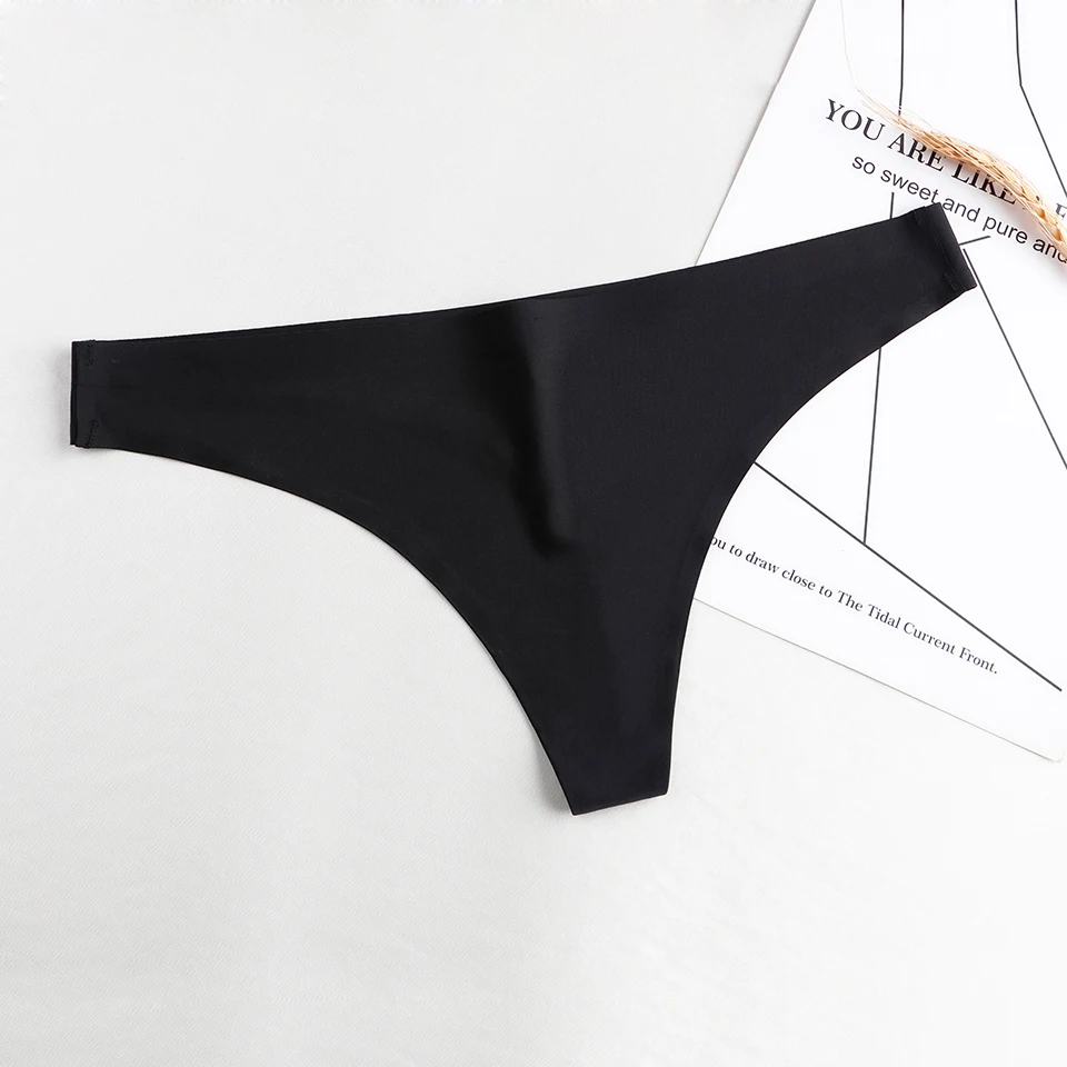 Women Thongs And G Strings Sexy low-Rise Seamless Panties Solid Thong Woman Invisible Plus Size Underwear Femme Lingerie Hot