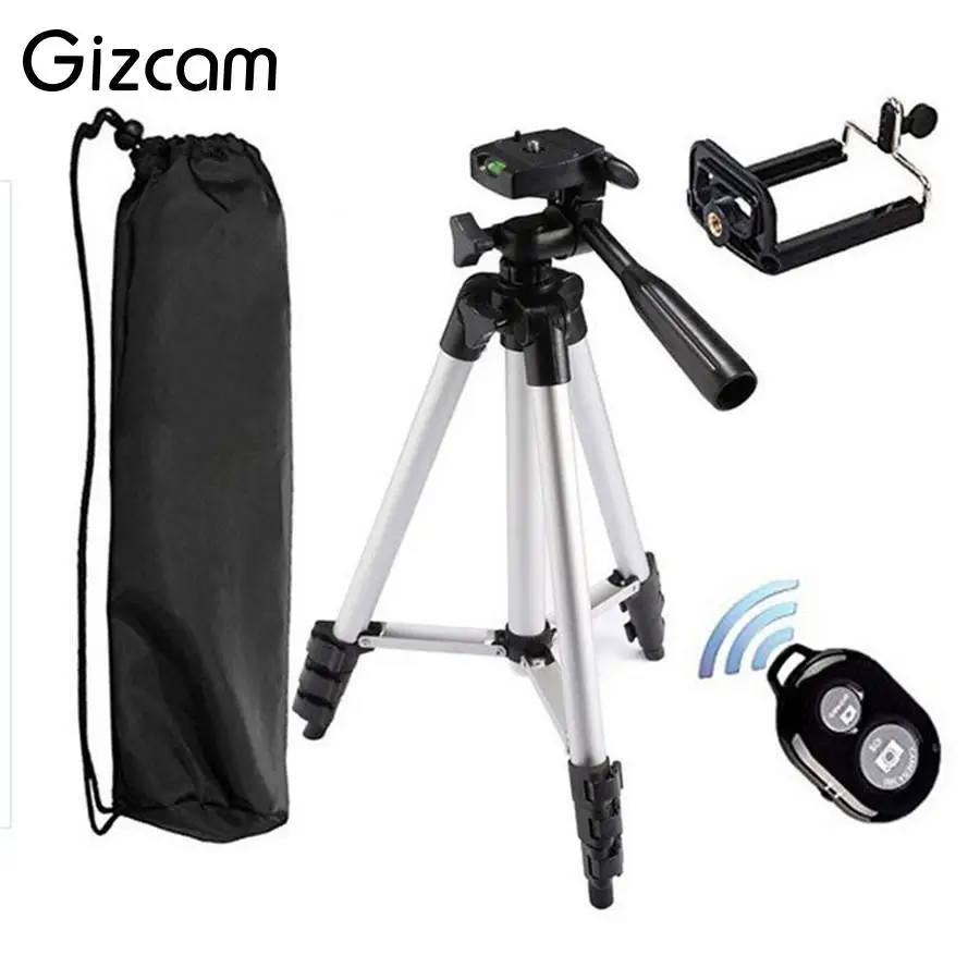 Gizcam Long tripod Bluetooth Remote Control Self Timer Camera Shutter ...