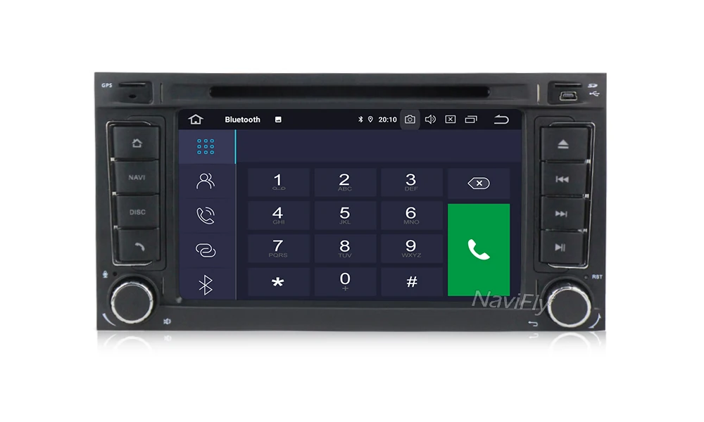 Top NaviFly Android9.0 IPS Screen DSP Quad core Car Multimedia player 2 Din Autoradio For VolkswagenTouareg T5 Canbus Wifi FM DVR 36