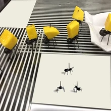 XUNZHE 12 шт./компл. мини Ant вилка для фруктов Вилка для овощей и фруктов закуски десерт держатель для бара вечерние коктейли знак