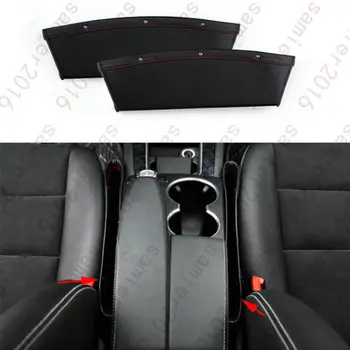 

2x Top Leather Front Seat Gap Storage Cover For Mercedes-Benz GLC Class X205 16+
