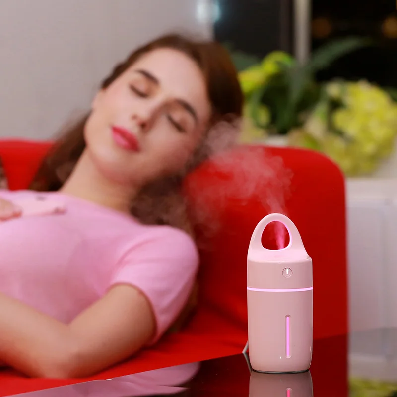 2017 New Magic Cup Car Humidifier USB Port Aroma Diffuser Night Light Mist Maker Replenishment Spray