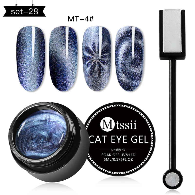 Mtssii магнит Гель-лак для ногтей 5D кошачий глаз УФ-гель для ногтей Хамелеон для использования с магнитом гель-лаки Маникюр замочить от эмали - Цвет: RZH01341