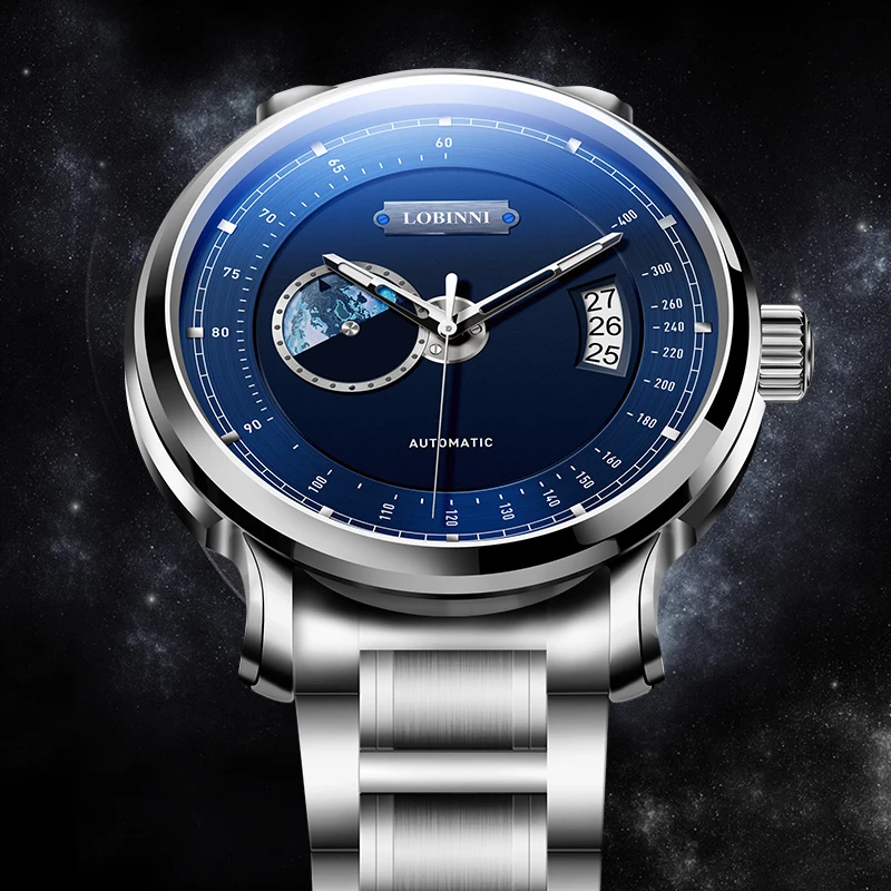 LOBINNI Watch Men Luxury Brand Men Watches Sapphire Tachymeter relogio Japan MIYOTA Automatic Mecha