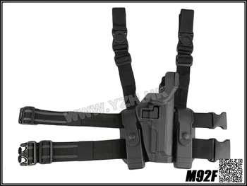 

Blackhawk Military Tactical LV3 SERPA LIGHT BEARING HOLSTER SET M92F/M92 Compact RH Drop Leg holster