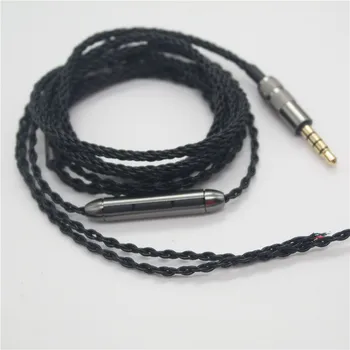 

8 strands twist cable with mic Volume adjustment with/without mmcx pin