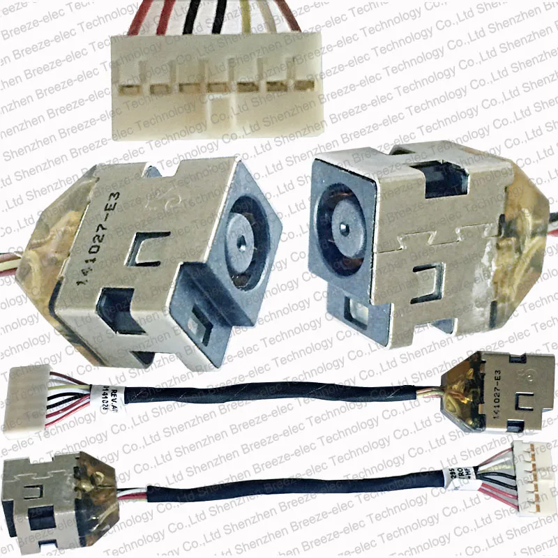 

Tested New Original Laptop DC Power port Jack socket cable connector wire for HP Pavilion G6 G6-1000 6017B0295401 Free Shipping