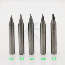 Универсальный подъем 1,0/1,2/1,5/2,0/2,5 1F карбидная Концевая мельница машина Вольфрам фрезерный станок с ЧПУ для стали фрезерный станок машина инструменты