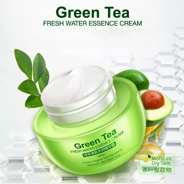 Green Tea Facial Cream Anti Wrinkle and Nourishing Acne Treatment