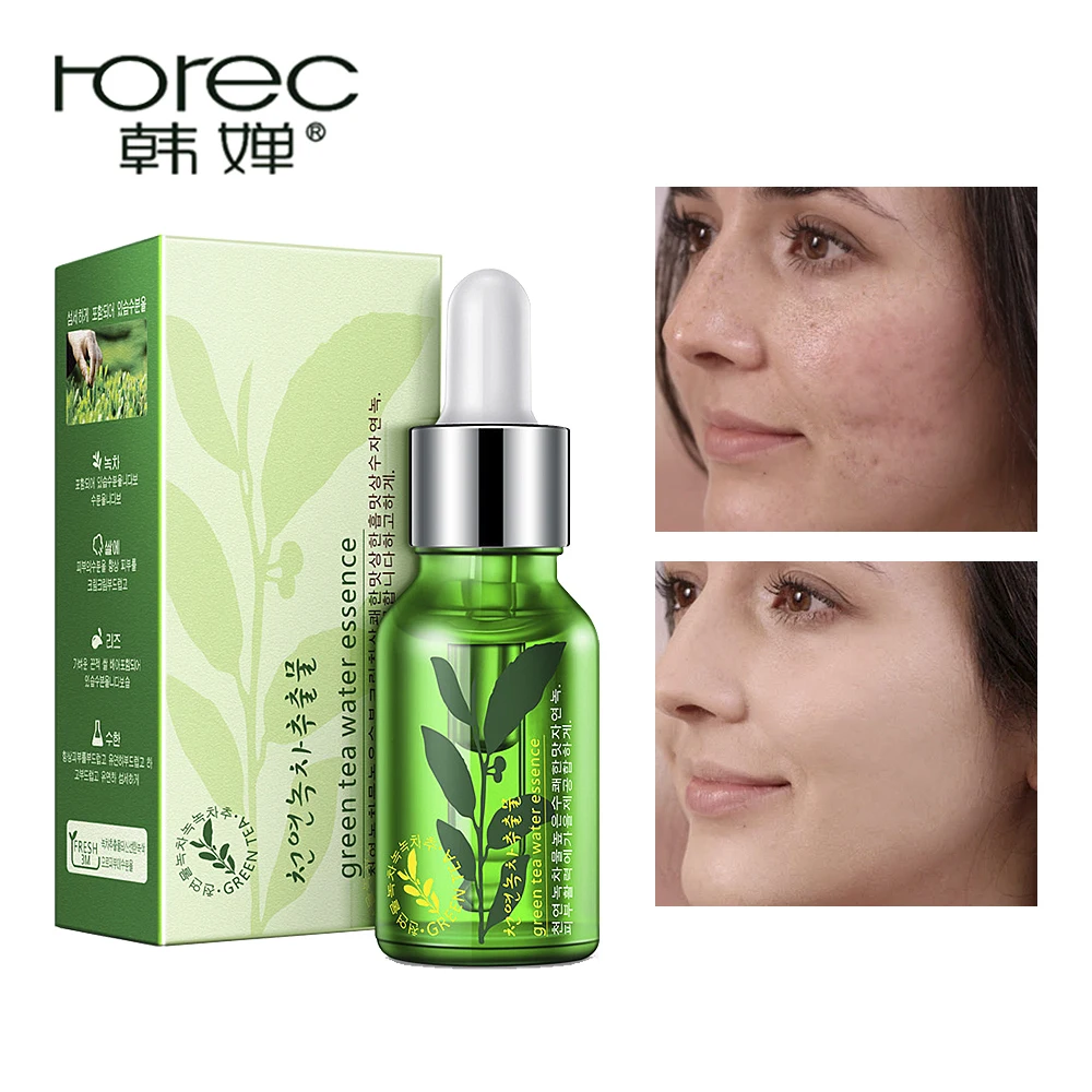 

Green Tea Seed Hydrating Serum Skin Care Whitening Nourish Treatment Anti Wrinkle Anti Aging For Face Fine Lines Face Cream 15ML
